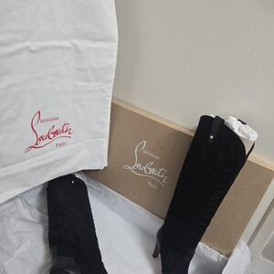 Christian Louboutin Black Women's Boots